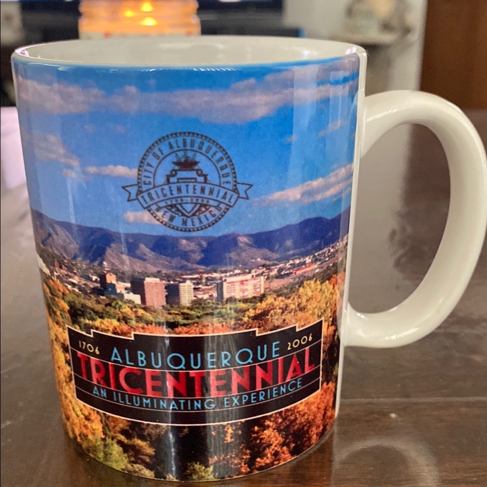 Albuquerque Tricentennial Mug - Blue and White